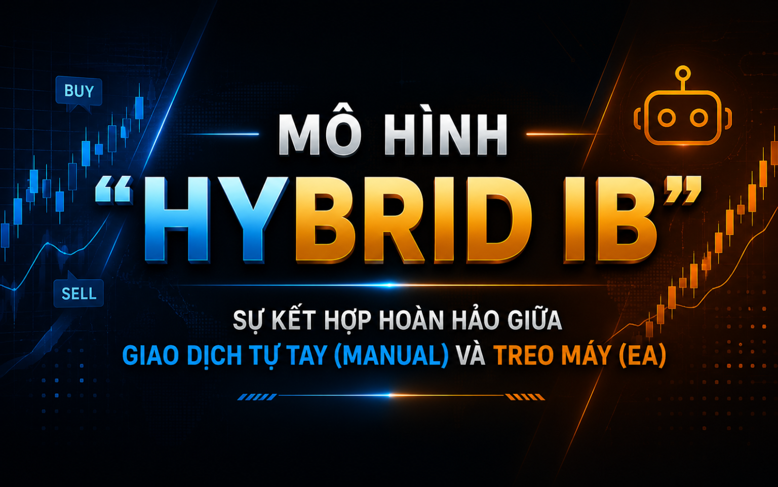 Mô hình “HYBRID IB”: sự kết hợp hoàn hảo giữa giao dịch tự tay (manual) và treo máy (ea)