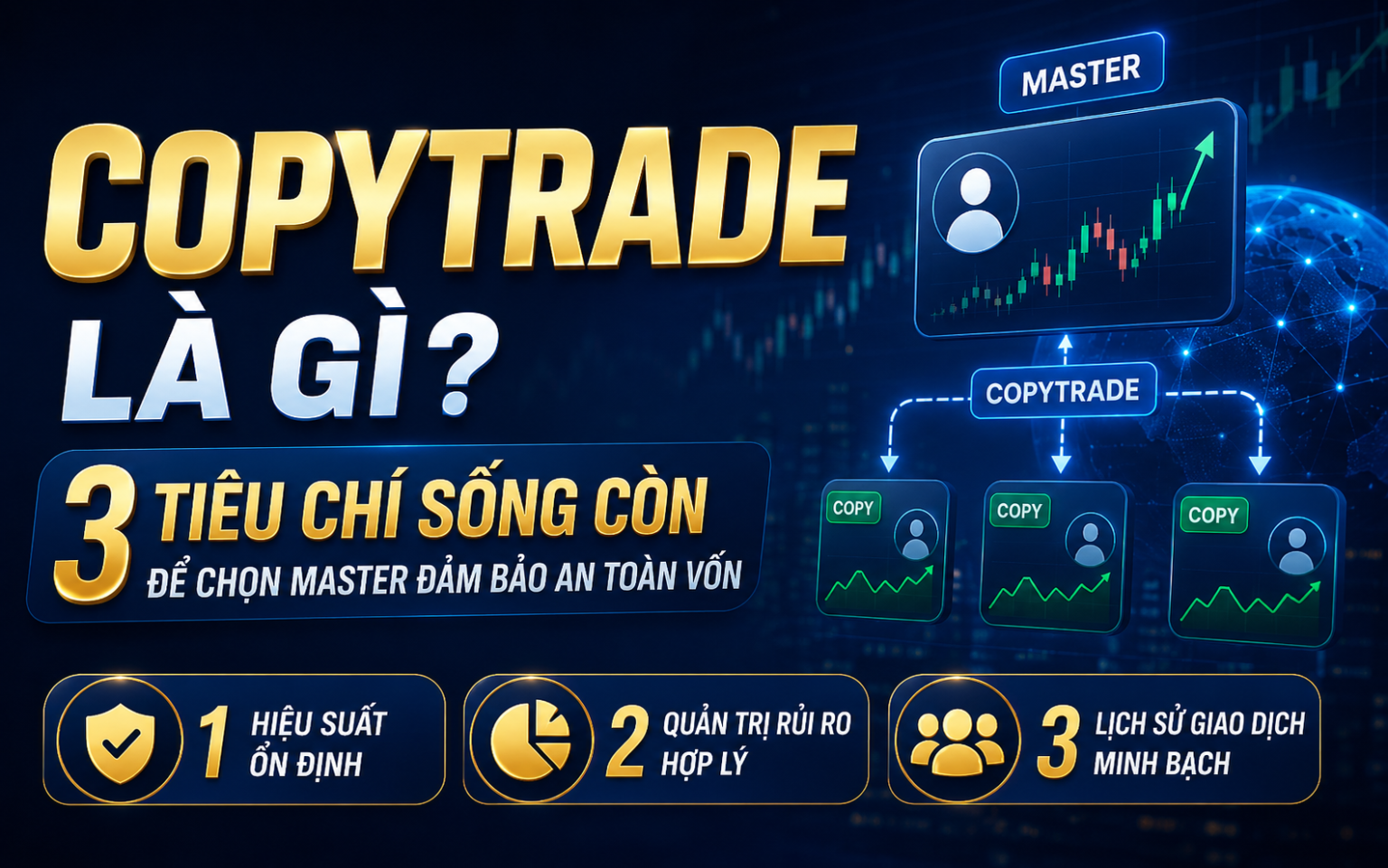Copytrade Là Gì? 3 Tiêu Chí Sống Còn Để Chọn Master Đảm Bảo An Toàn Vốn